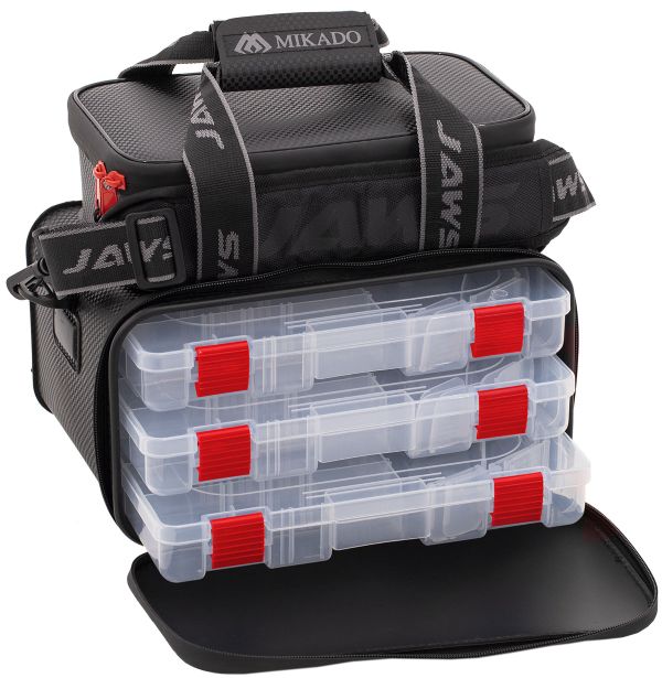 MIKADO EVA Jaws Angeltasche M 30x20x23cm incl. 3 Boxen