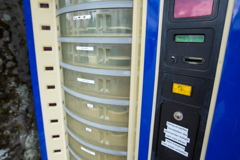 Unser Futterautomat in Füssen Königsfischer Angelsport