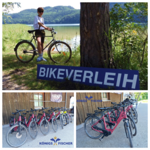 E-Bike und Fahrradverleih beim Königsfischer am Weißensee (Füssen)